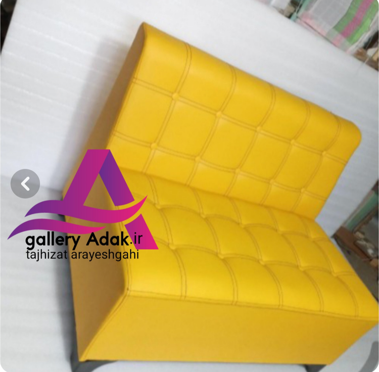 مبل گیم نت سه نفره با روکش چرم